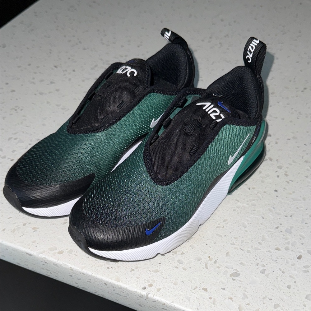 Nike Air Max 270 Slip-On Sneakers - Green & Black